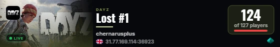 Lost #1 live status badge