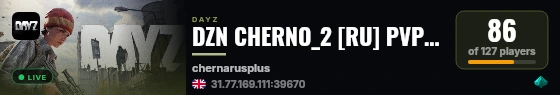 DZN CHERNO_2 [RU] PVP | 3PP | VANILLA++ live status badge