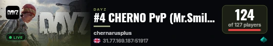 #4 CHERNO PvP (Mr.Smile) The Expendables DayZ by Dr.Day live status badge