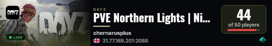 PVE Northern Lights | Night Events | Loot+ | Quests live status badge