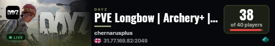 PVE Longbow | Archery+ | Hunting | Contests live status badge