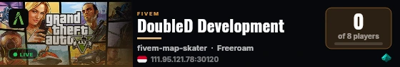 DoubleD Development live status badge