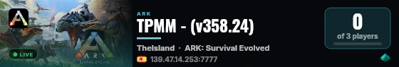 TPMM - (v358.24) live status badge