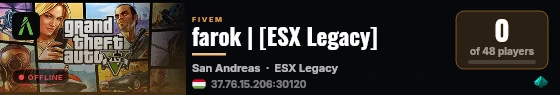 farok | [ESX Legacy] live status badge
