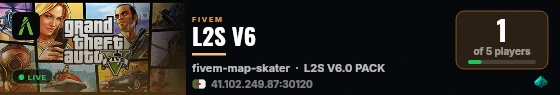 L2S V6 live status badge