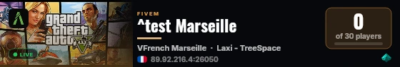 ^test Marseille live status badge