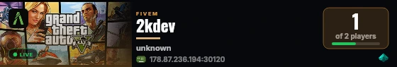 cfw V1 live status badge
