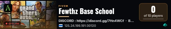 Fewthz Base School live status badge