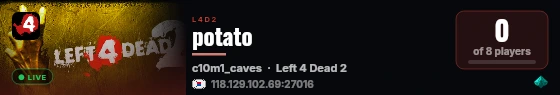 potato live status badge