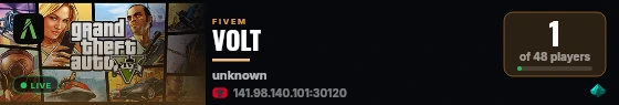 VOLT live status badge
