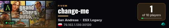 change-me live status badge
