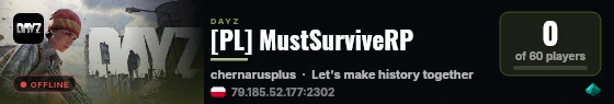[PL] MustSurviveRP live status badge