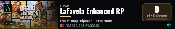 LaFavela Enhanced RP live status badge