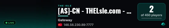 [AS]-CN - THELsle.com - 3xGROWTH live status badge
