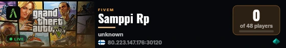 Samppi Rp live status badge