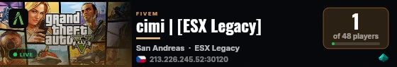 cimi | [ESX Legacy] live status badge