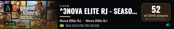 ^3NOVA ELITE RJ - SEASON 1 live status badge