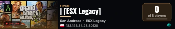 | [ESX Legacy] live status badge