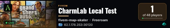 CharmLab Local Test live status badge