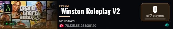  Winston Roleplay V2  live status badge