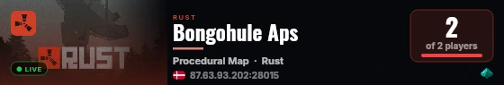 Bongohule Aps live status badge