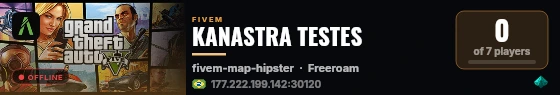 KANASTRA TESTES live status badge