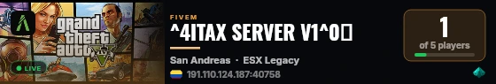 ^4ITAX SERVER V1^0🔥 live status badge