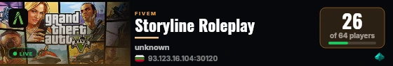 Storyline Roleplay live status badge