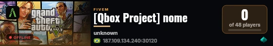 [Qbox Project] nome live status badge