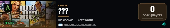 [QBCore Framework] ??? live status badge