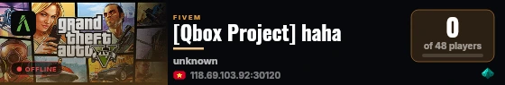 [Qbox Project] haha live status badge
