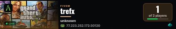 trefx live status badge