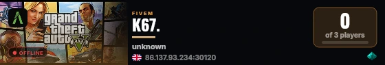 K67. live status badge