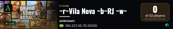 ^Vila Nova RJ - SEASON 1 live status badge