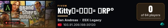 Kitty猫=⩌⩊⩌= 半RP° live status badge