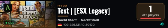 Test | [ESX Legacy] live status badge