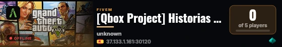 [Qbox Project] Historias Xacy live status badge