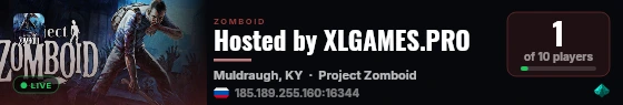 Hosted by XLGAMES.PRO live status badge