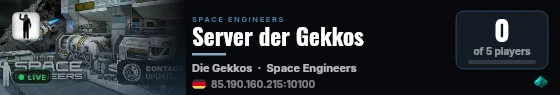 Server der Gekkos live status badge
