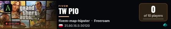 TW PIO live status badge