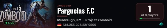 Parguelas F.C live status badge