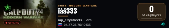 ïàâ333 live status badge