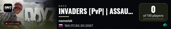 INVADERS [PvP| | ASSAULT] live status badge