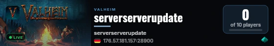 serverserverupdate live status badge