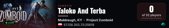 Taloko And Terba live status badge
