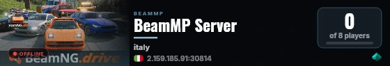 BeamMP Server live status badge