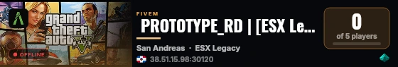 PROTOTYPE_RD | [ESX Legacy] live status badge