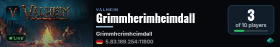 Grimmherimheimdall live status badge