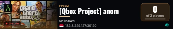 [Qbox Project] anom live status badge
