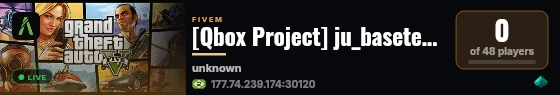 [Qbox Project] ju_baseteste live status badge